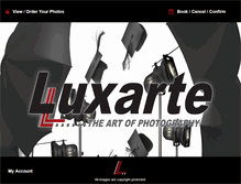 Tablet Screenshot of luxarte.ca